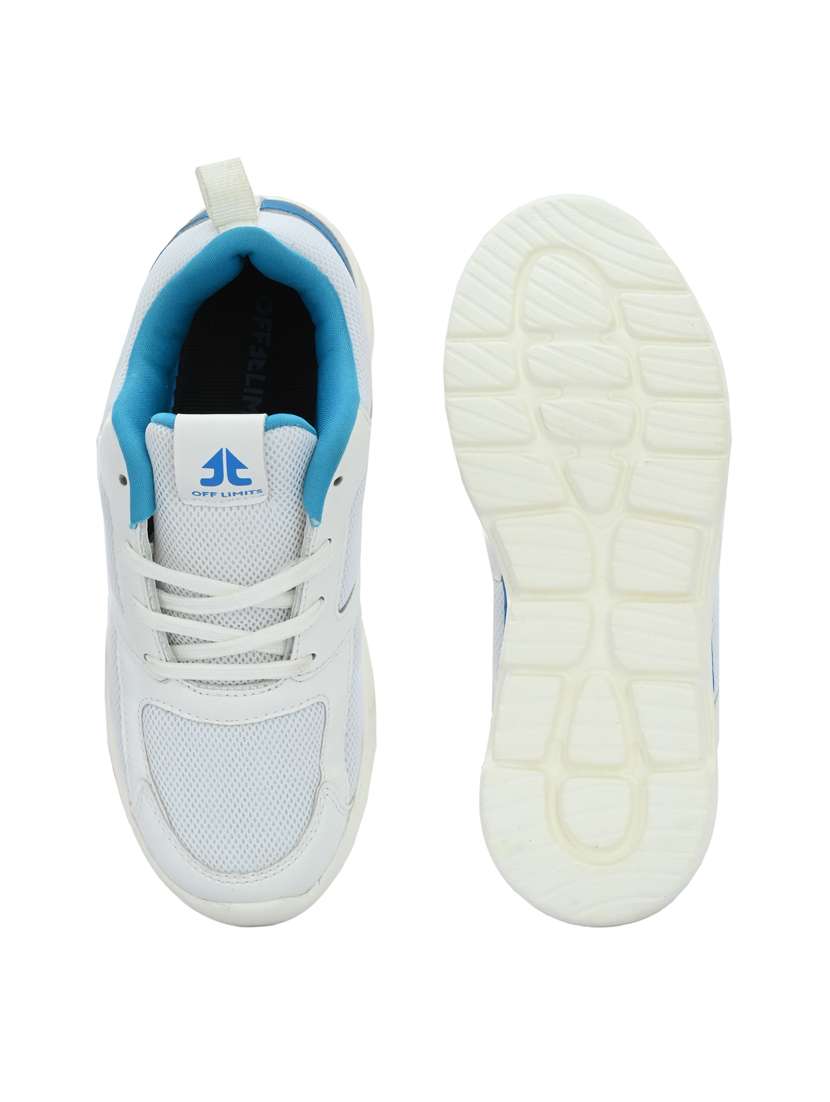 girls white lace up sport shoe - 20486796 - Standard Image - 3