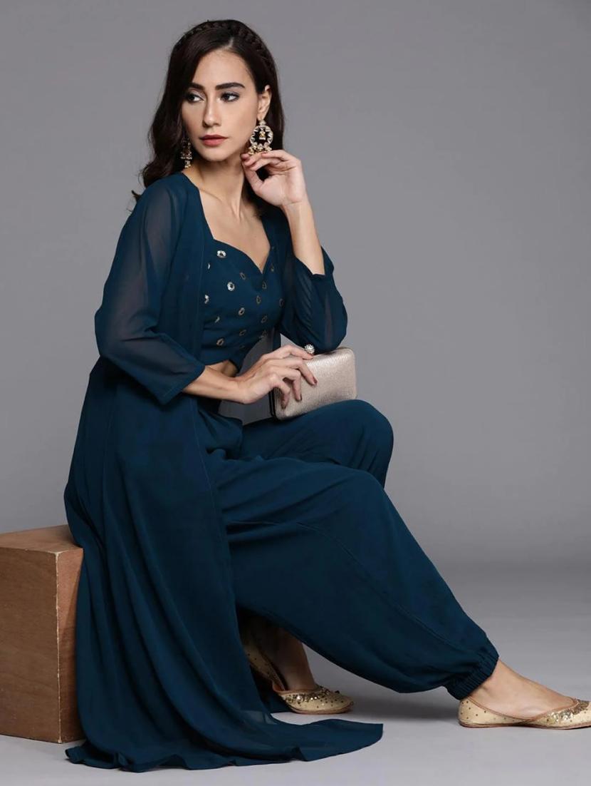 teal solid with work fusion set - 20487793 - Standard Image - 3