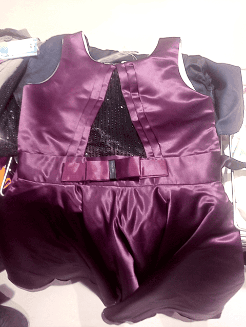 purple satin party gown - 20490914 - Zoom Image - 0