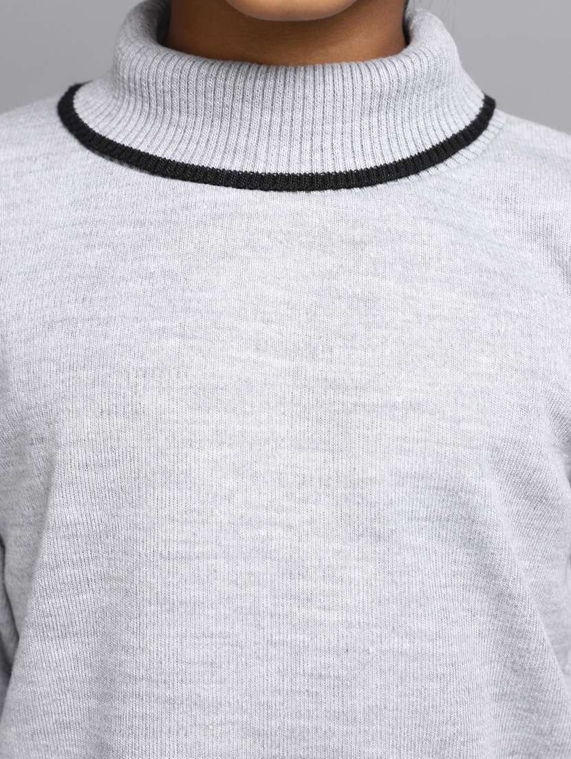 grey acrylic chest print sweatshirt - 20491277 -  Standard Image - 5