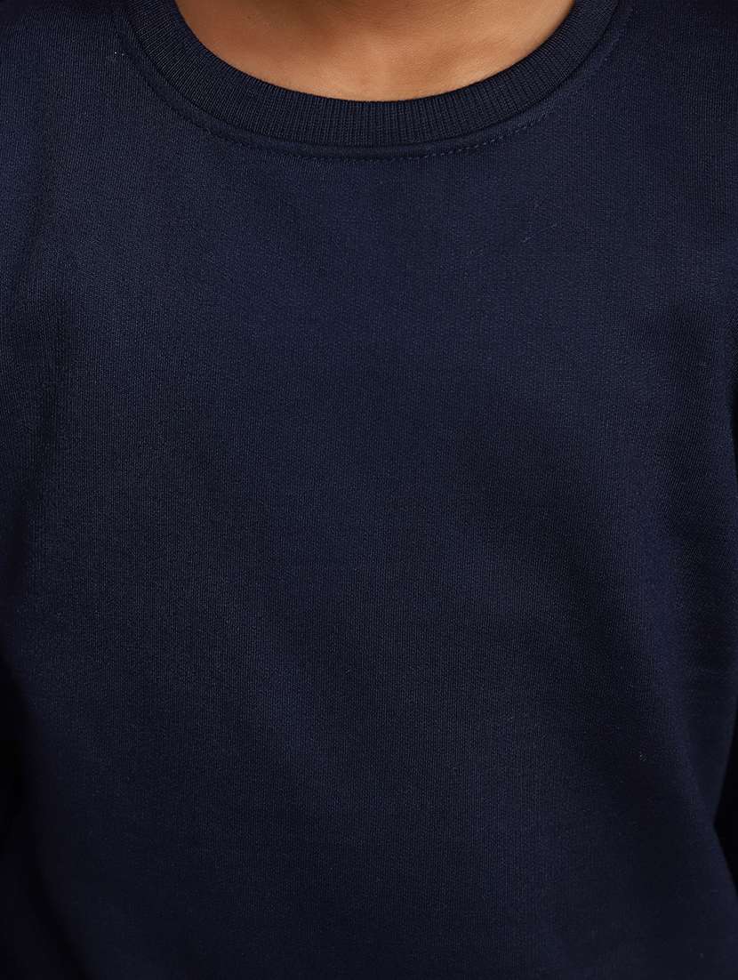 blue acrylic chest print sweatshirt - 20491518 -  Standard Image - 5