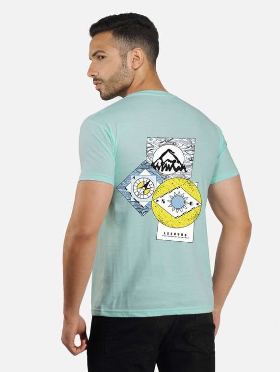 men back print short sleeve t-shirt - 20492827 - Zoom Image - 0