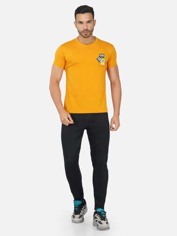 men back print short sleeve t-shirt - 20492828 - Standard Image - 3