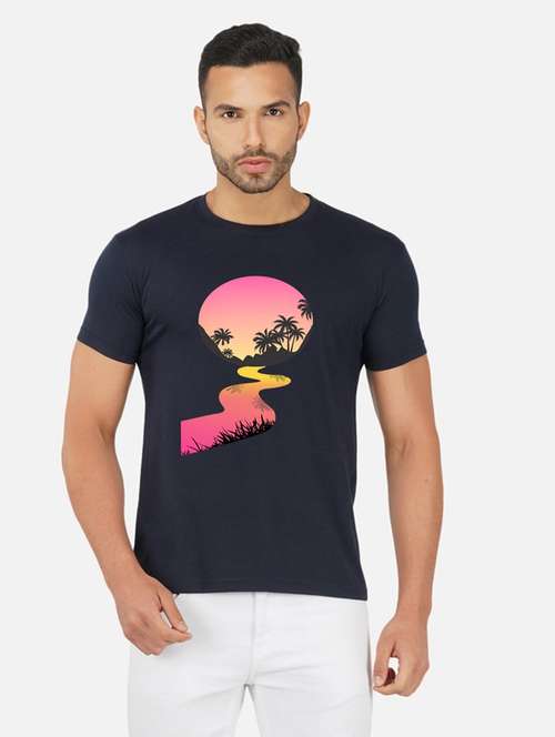 men chest print short sleeve t-shirt - 20492839 -  Standard Image - 0