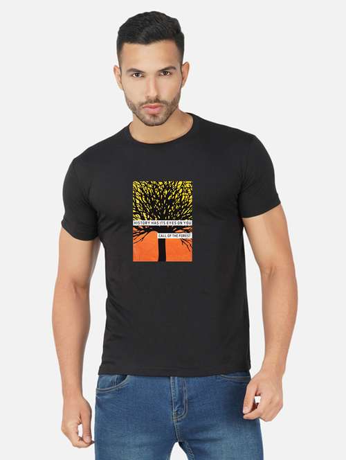 men chest print short sleeve t-shirt - 20492873 -  Standard Image - 0