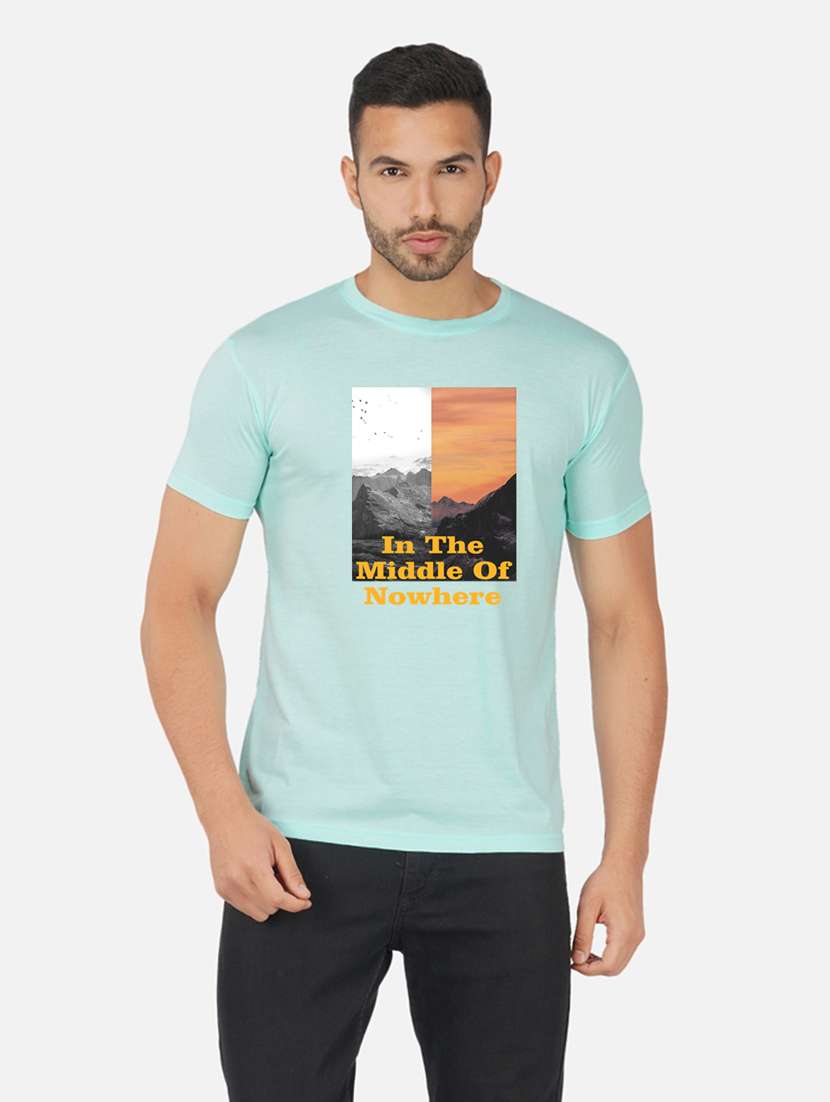 men chest print short sleeve t-shirt - 20492881 - Zoom Image - 0
