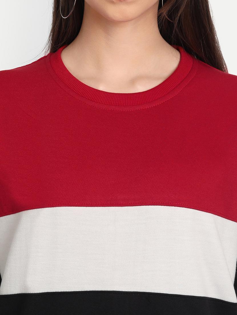 women colourblocked sweatshirt - 20495888 - Standard Image - 3