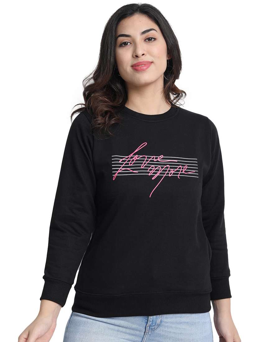 women printed sweatshirt