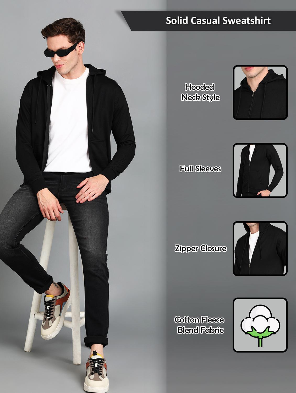 mens placement print sweatshirt - 20496208 - Standard Image - 3