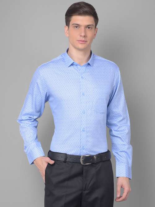 purist blue printed formal shirt - 20497255 - Standard Image - 0