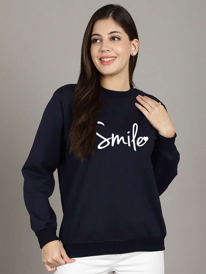 women typographic sweatshirt - 20497621 - Zoom Image - 0
