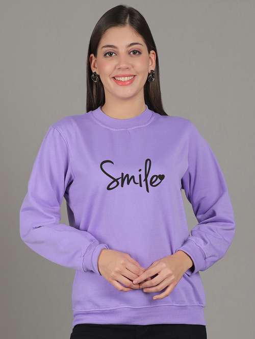 women typographic sweatshirt - 20497625 - Standard Image - 0