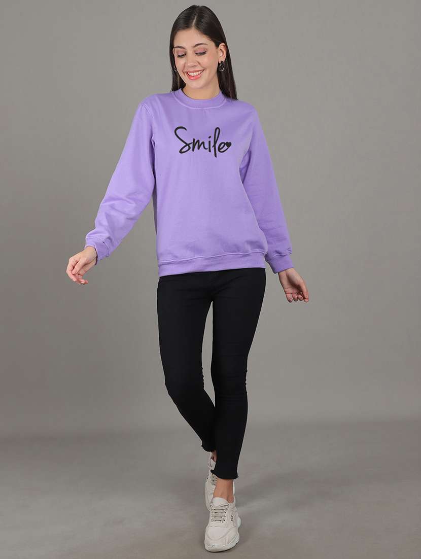 women typographic sweatshirt - 20497625 - Standard Image - 3