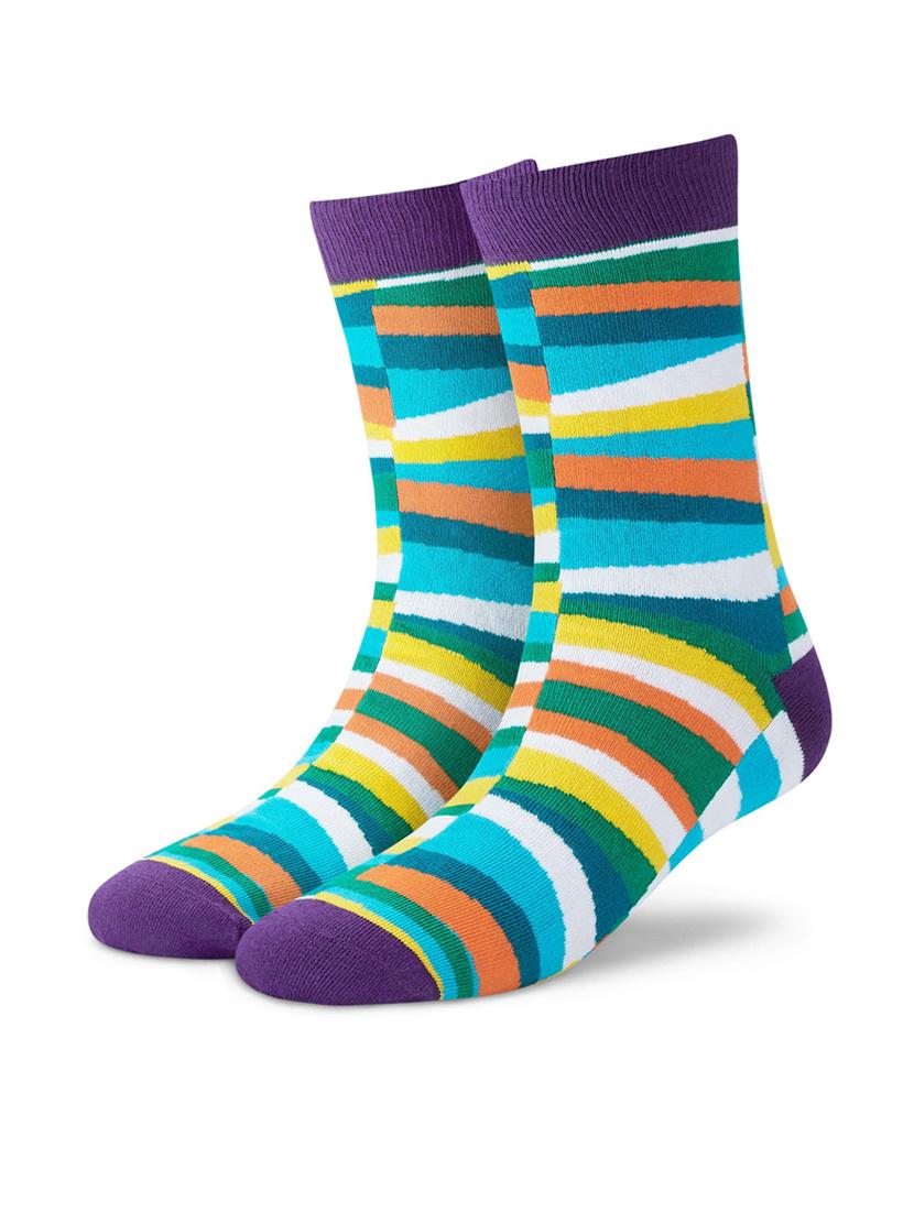 multi colored above angle length socks - 20497950 - Zoom Image - 0