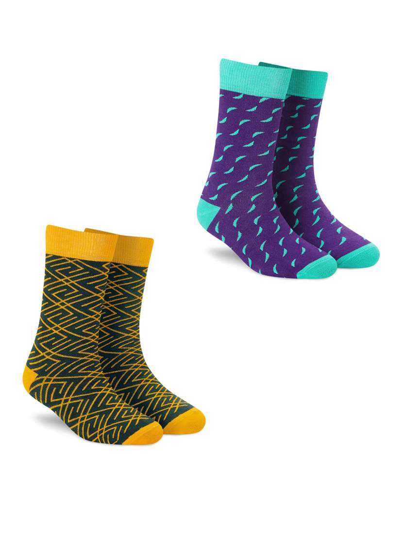 women set of 6 above ankle length socks - 20497953 -  Standard Image - 3