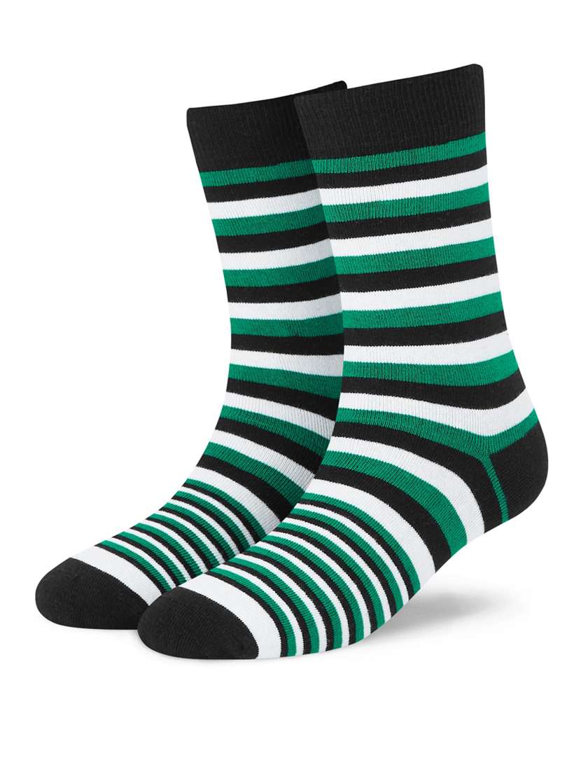 multi colored above angle length socks