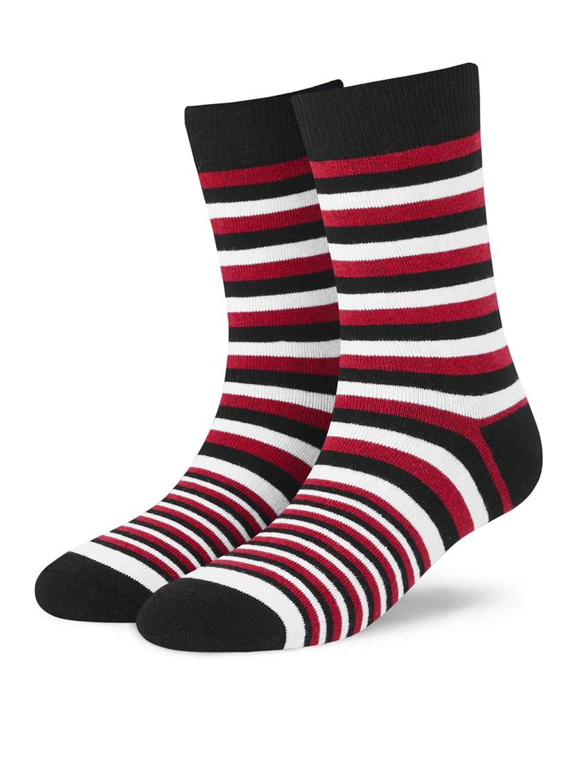 multi colored above angle length socks