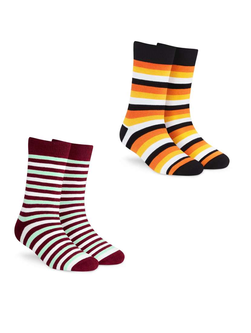 women set of 2 above ankle length socks