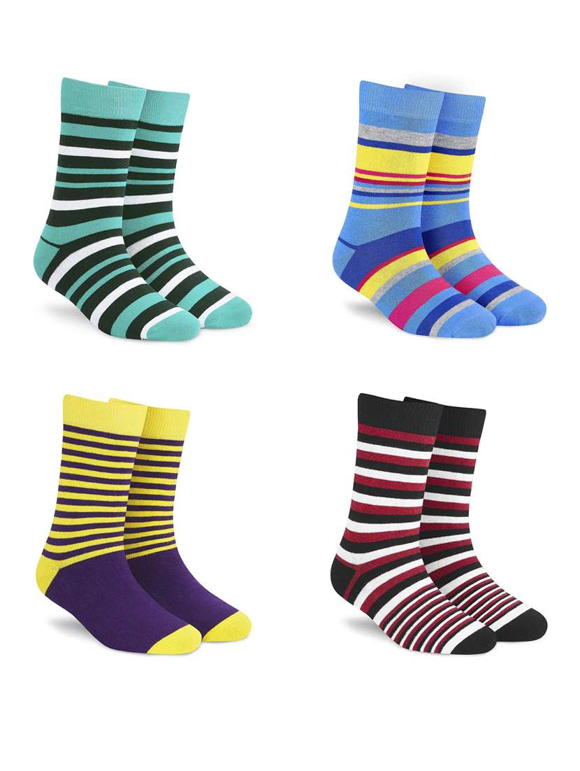 women set of 4 above ankle length socks