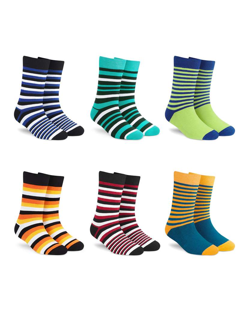 women set of 6 above ankle length socks