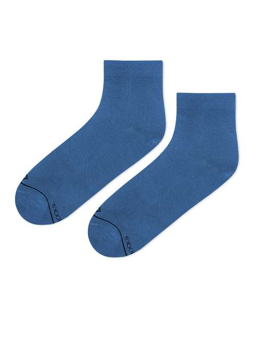 blue cotton ankle length socks - 20498018 -  Standard Image - 0