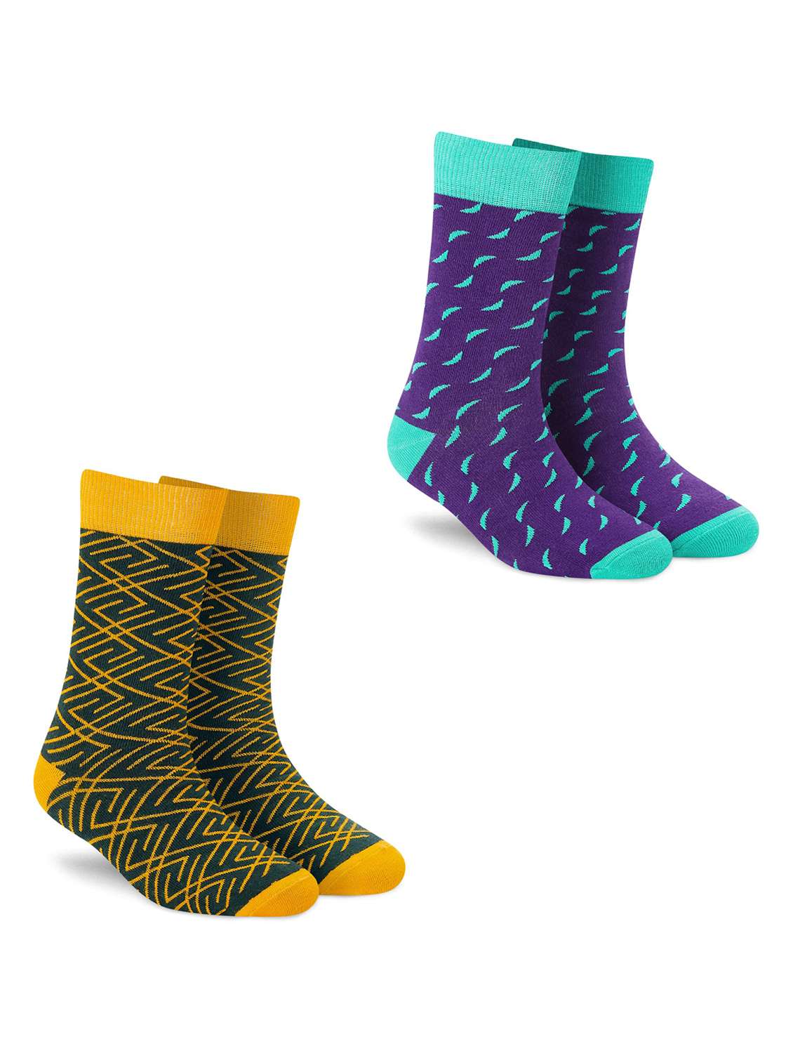 women set of 2 above ankle length socks