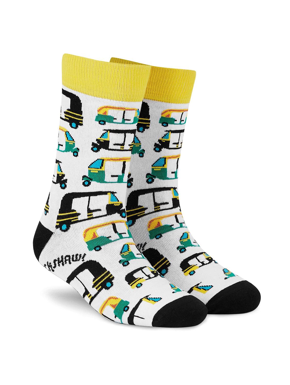 unisex multi colored above ankle length socks 