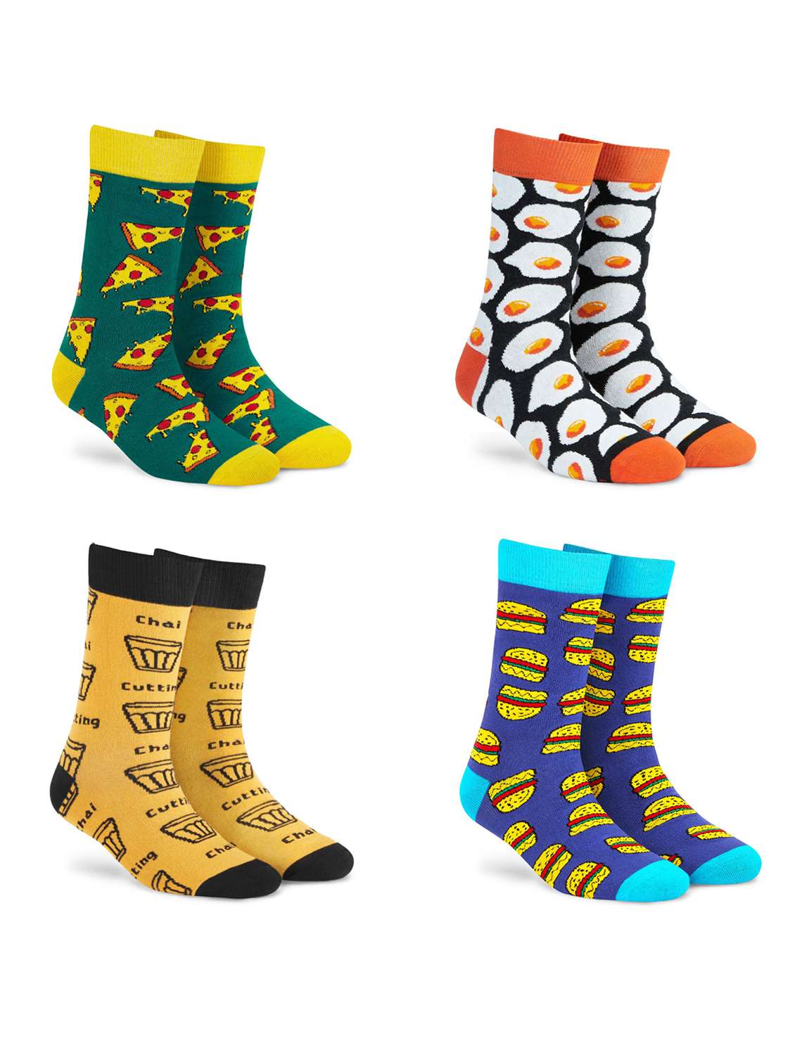 women set of 4 above ankle length socks