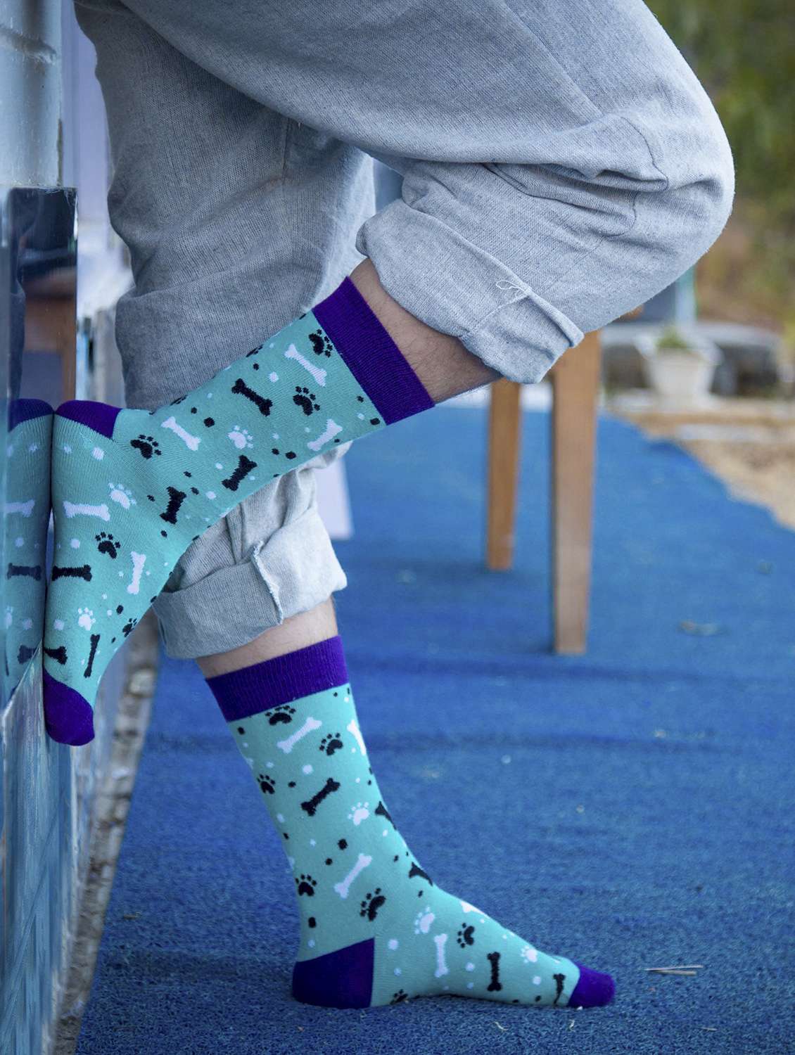 unisex multi colored above ankle length socks  - 20498110 -  Standard Image - 3