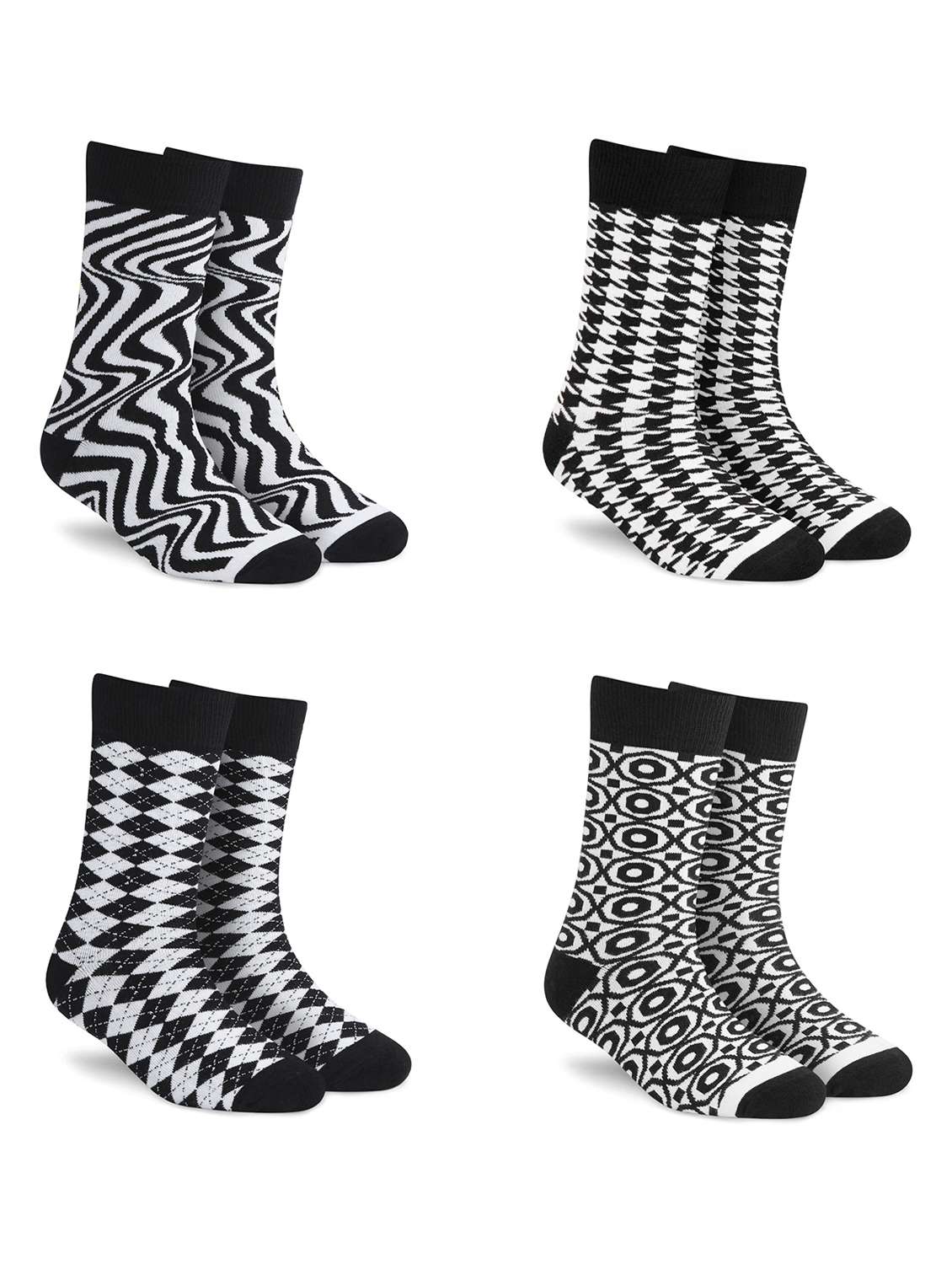 women set of 4 above ankle length socks