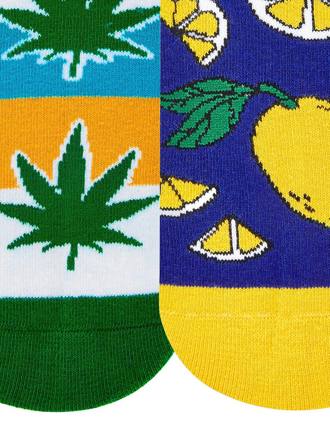 unisex multi colored above ankle length socks combo - 20498132 - Standard Image - 3