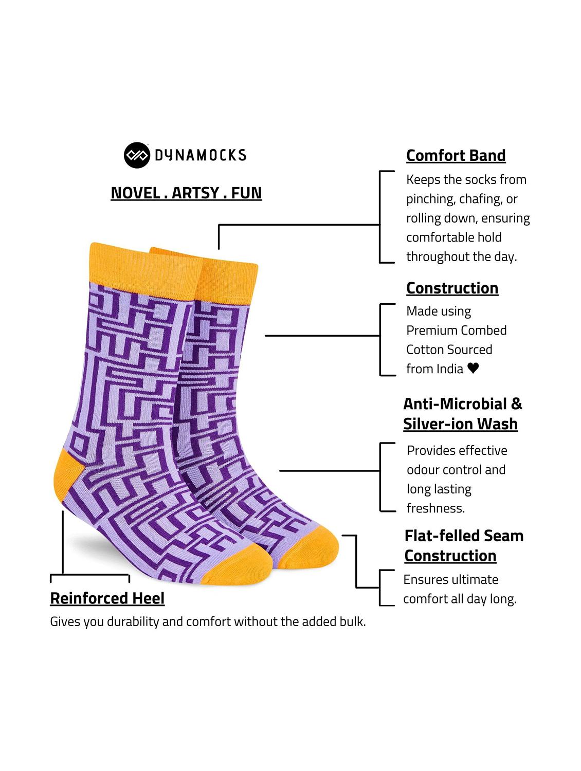 unisex multi colored above ankle length socks - 20498161 - Standard Image - 3