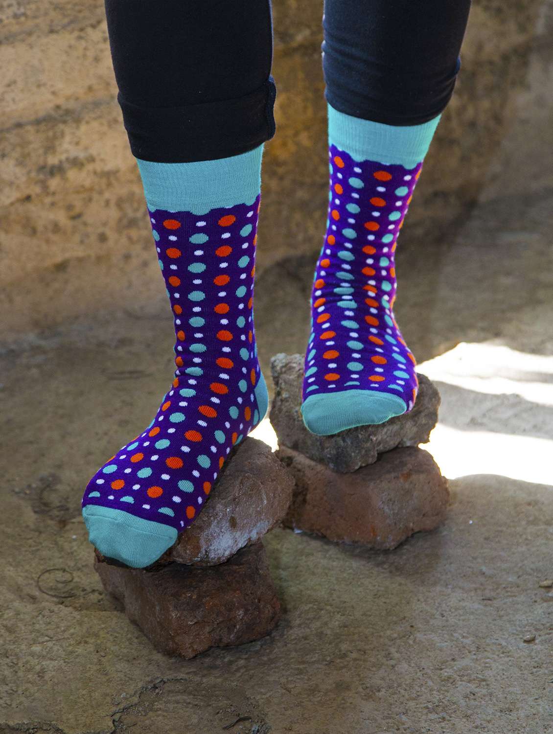 unisex multi colored above ankle length socks  - 20498163 -  Standard Image - 3