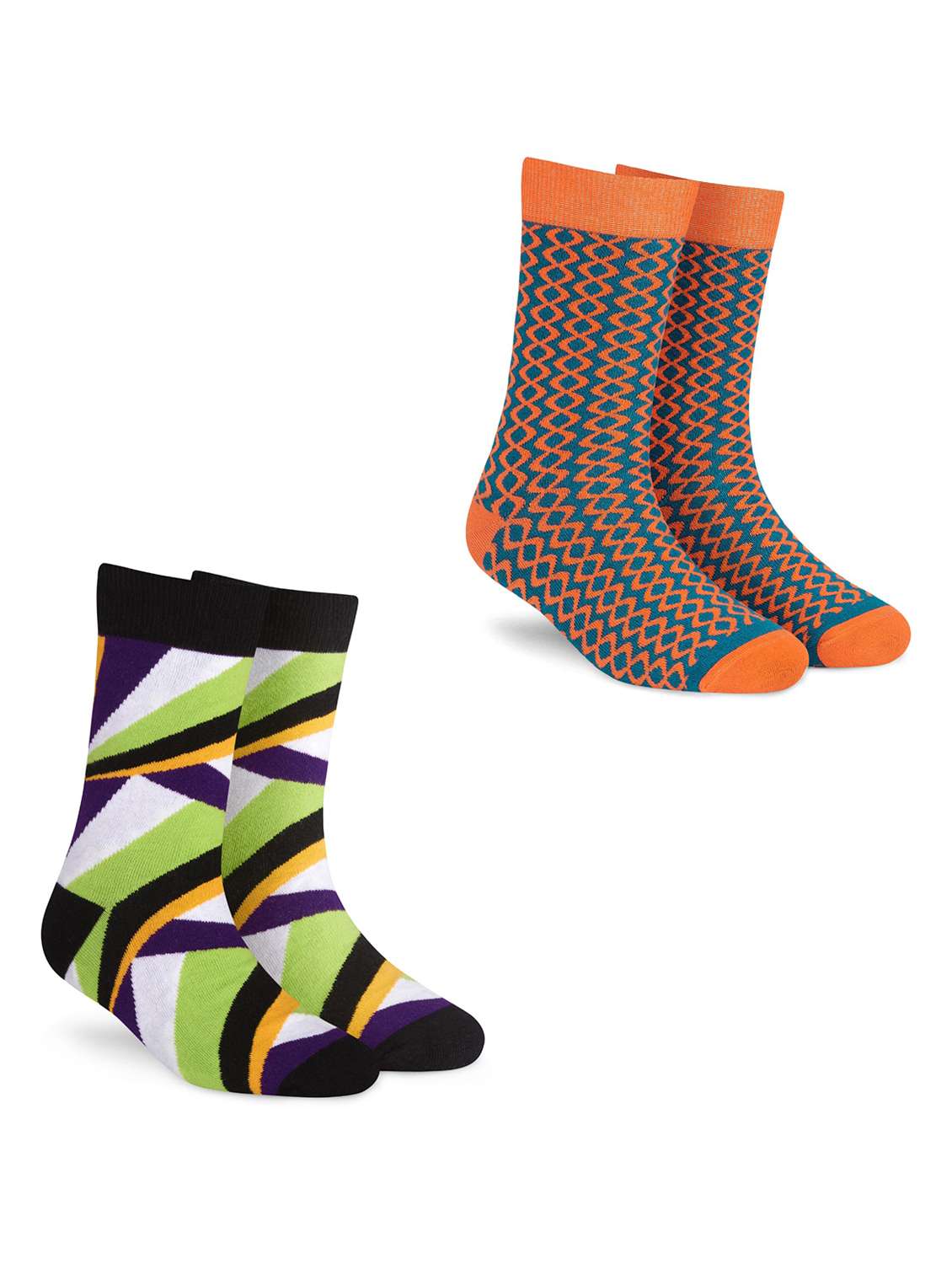 unisex multi colored above ankle length socks combo - 20498167 - Zoom Image - 0