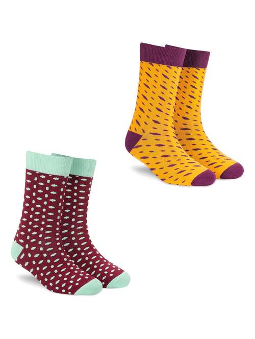 unisex multi colored above ankle length socks combo - 20498175 -  Standard Image - 0