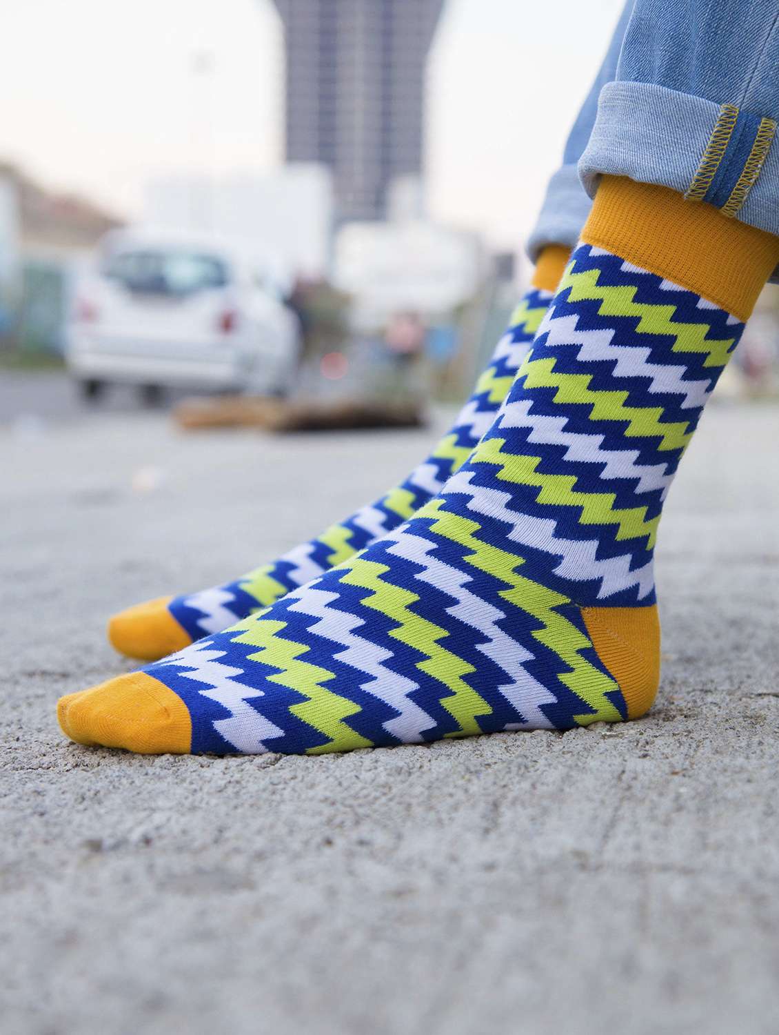 unisex multi colored above ankle length socks - 20498176 - Standard Image - 3
