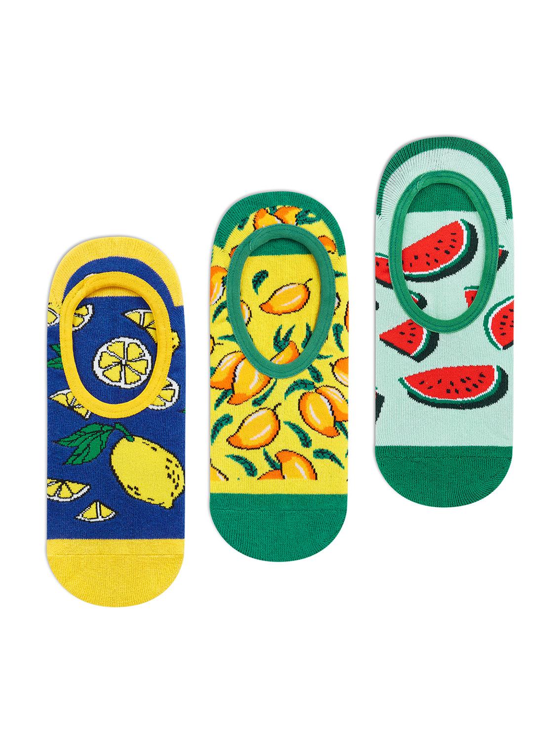 unisex printed no show socks combo - 20498181 - Zoom Image - 0
