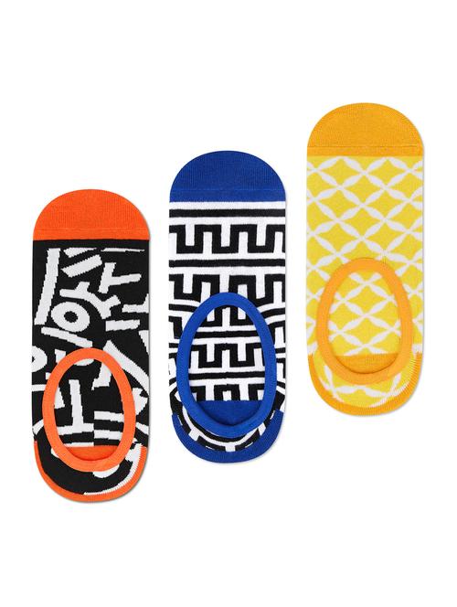 unisex printed no show socks combo - 20498188 -  Standard Image - 0