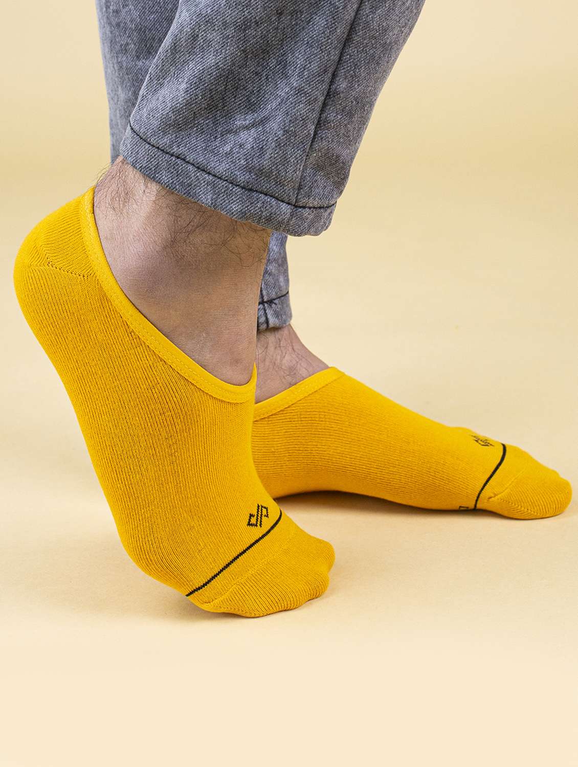 unisex solid no show socks combo - 20498193 -  Standard Image - 3