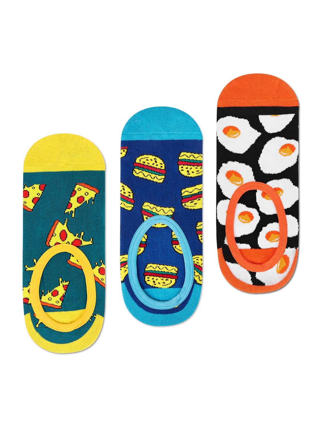 unisex printed no show socks combo