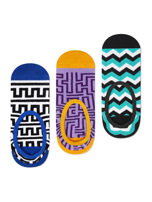 unisex printed no show socks combo - 20498196 -  Standard Image - 0