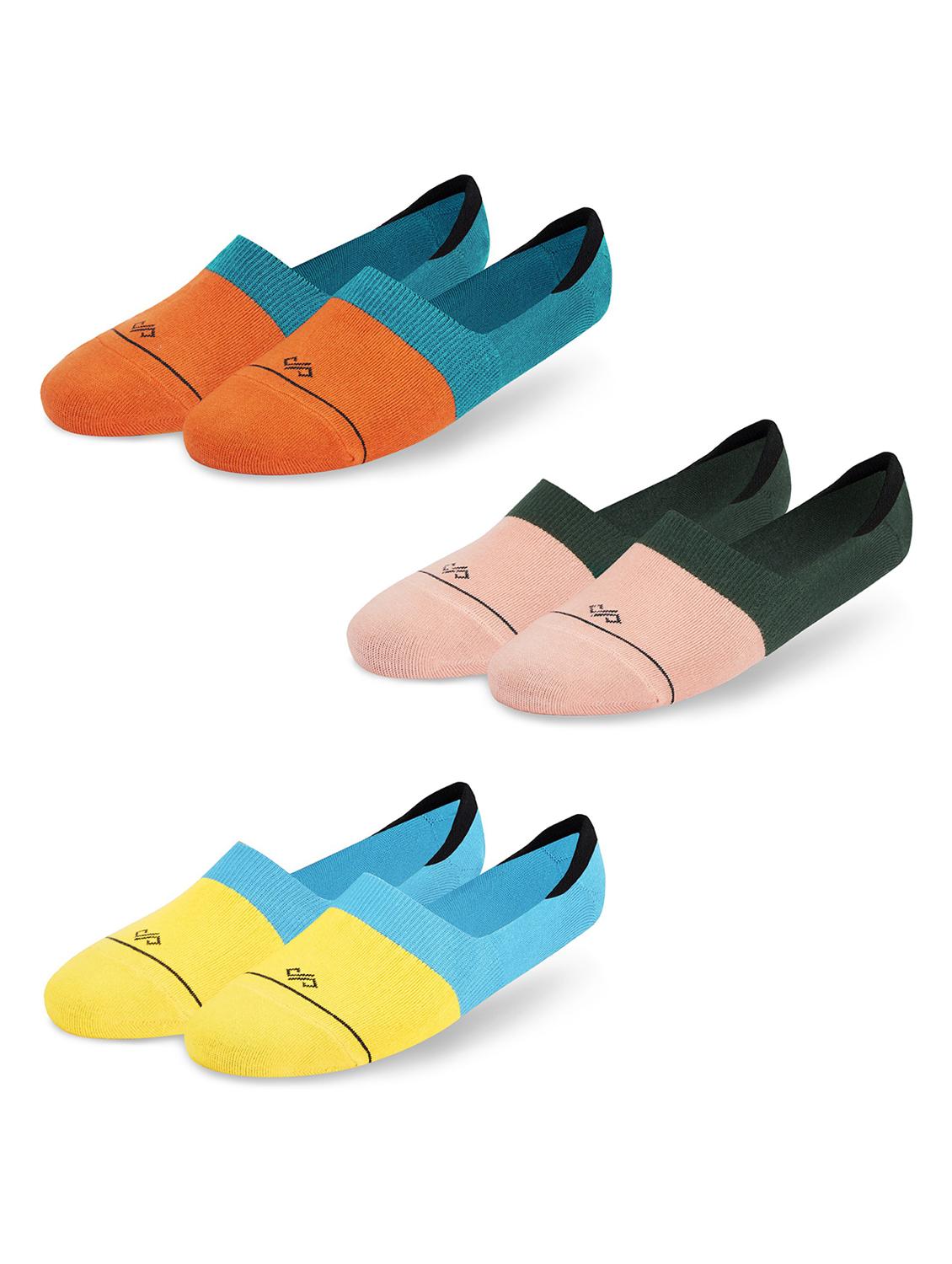 color block no show socks combo - 20498221 - Zoom Image - 0