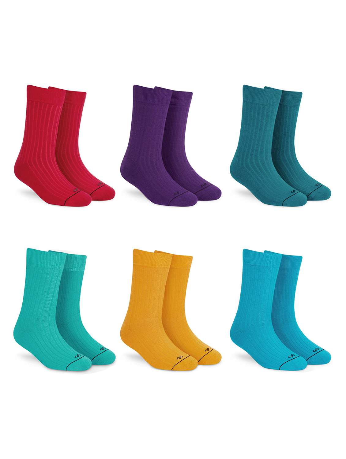 women set of 6 above ankle length socks