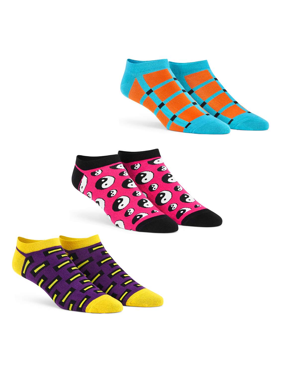 women set of 3 ankle length socks