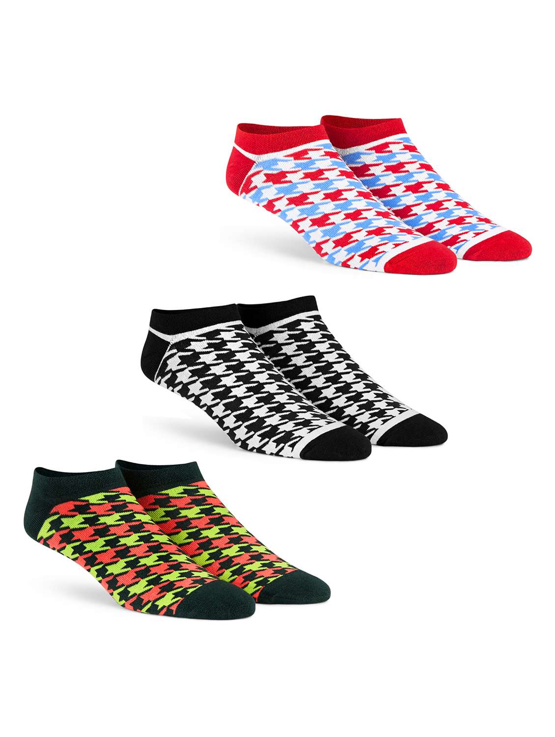 women set of 3 ankle length socks