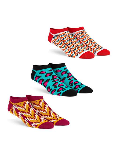 women set of 3 ankle length socks - 20498337 -  Standard Image - 0