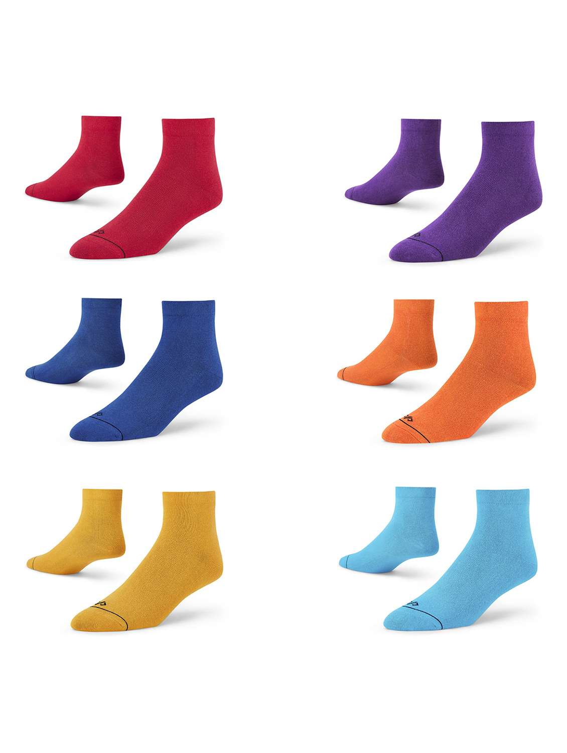 women set of 6 ankle length socks - 20498350 -  Zoom Image - 0