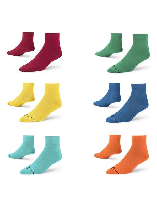 women set of 6 ankle length socks - 20498362 -  Standard Image - 0