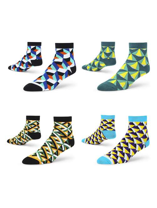 women set of 4 ankle length socks - 20498366 - Standard Image - 0