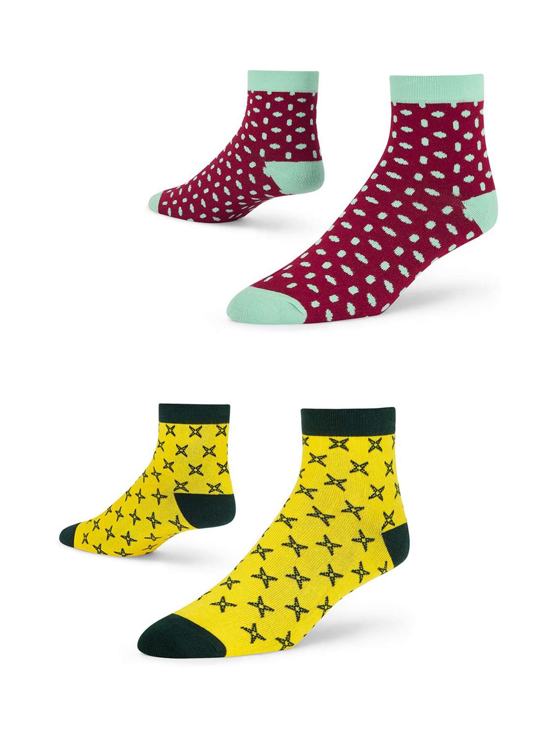 women set of 6 ankle length socks - 20498367 -  Standard Image - 3